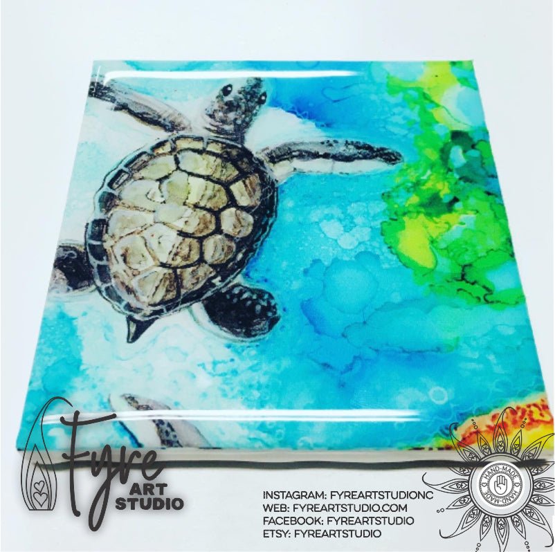 Outer Banks Baby Sea Turtle Coasters Set