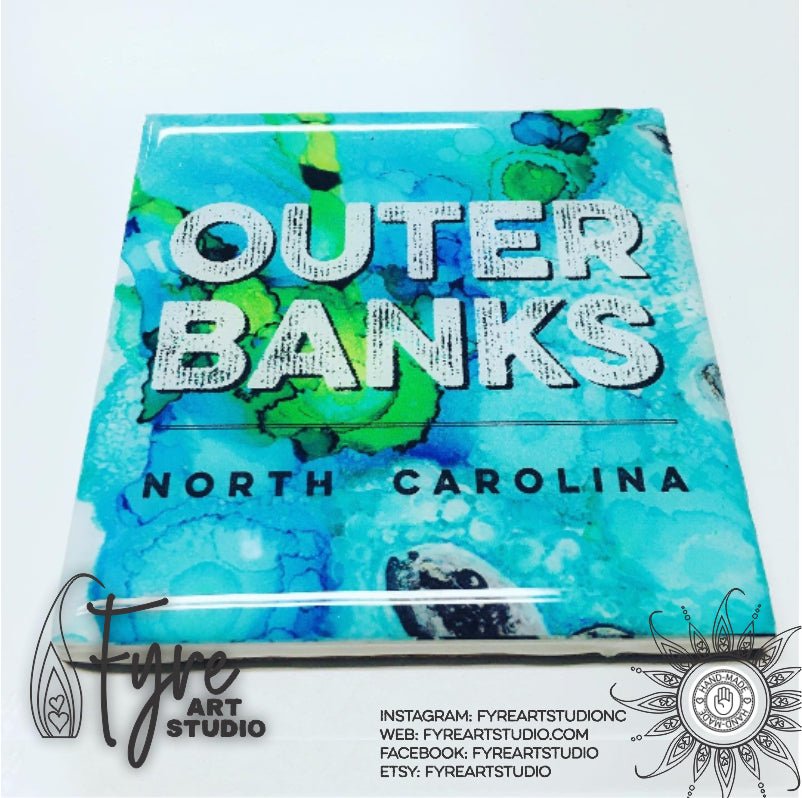 Outer Banks Baby Sea Turtle Coasters Set